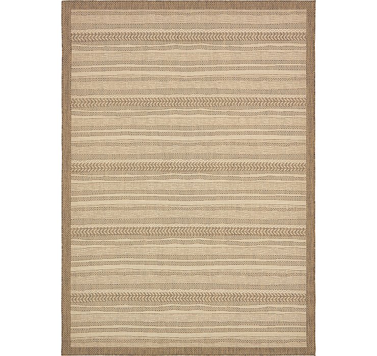 8' x 11' 4 Outdoor Border Rug