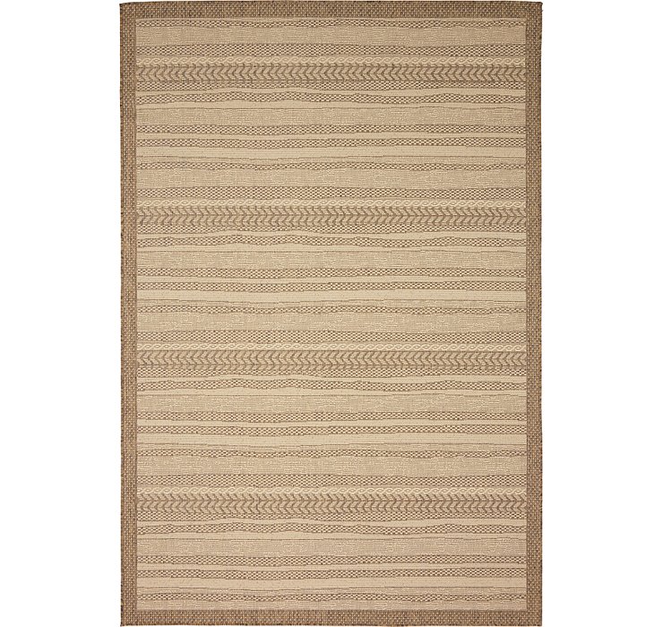 6' x 9' Outdoor Border Rug