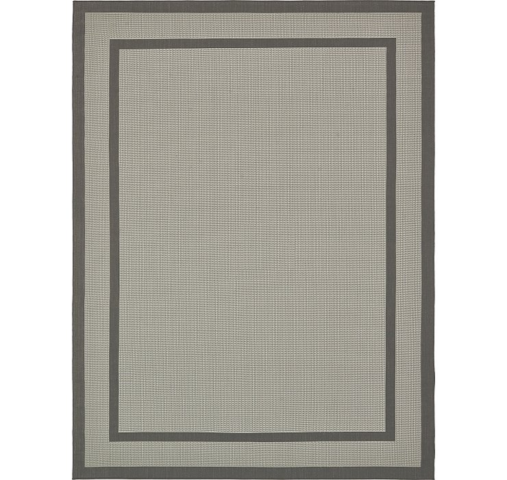 Unique Loom 9' x 12' Outdoor Border Rug