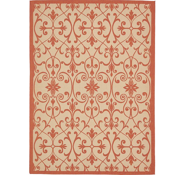 8' x 11' 4 Outdoor Botanical Rug