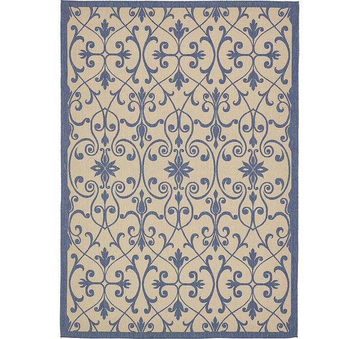 8' x 11' 4 Outdoor Botanical Rug