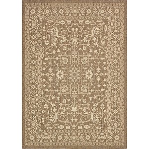 Unique Loom 8' x 11' 4 Outdoor Botanical Rug