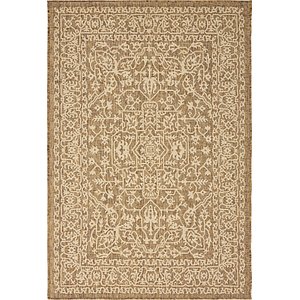 Unique Loom 4' x 6' Outdoor Botanical Rug