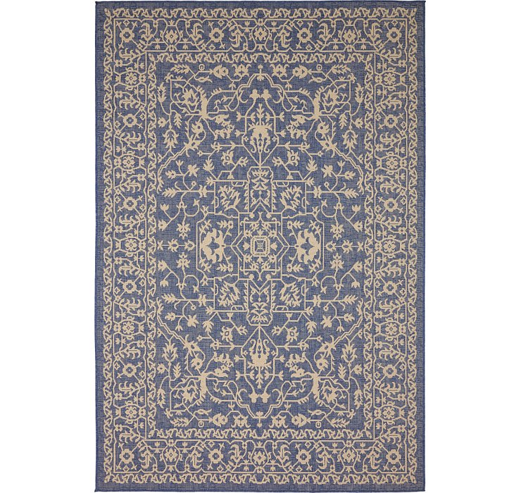 6' x 9' Outdoor Botanical Rug