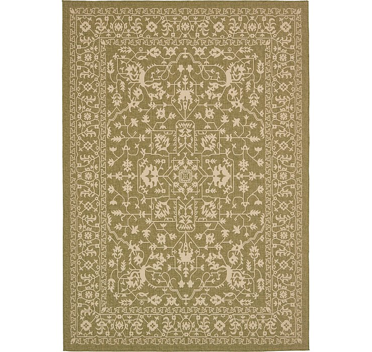 8' x 11' 4 Outdoor Botanical Rug