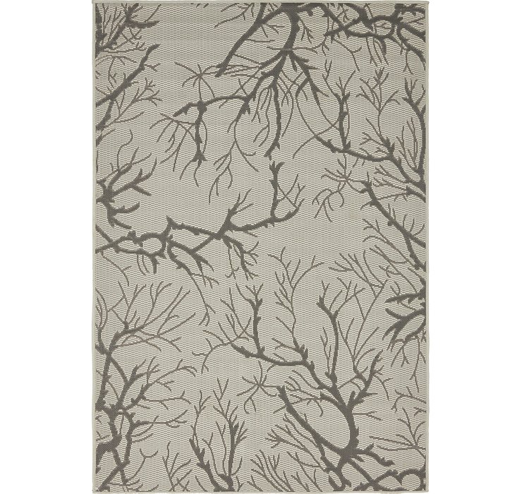 4' x 6' Outdoor Botanical Rug