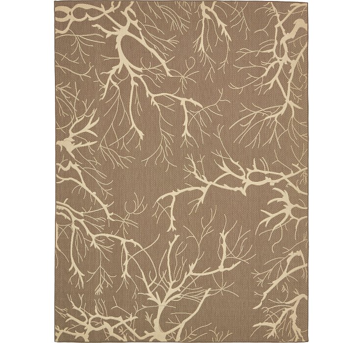 9' x 12' Outdoor Botanical Rug