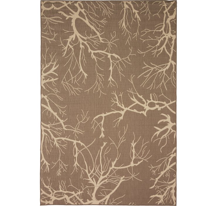6' x 9' Outdoor Botanical Rug