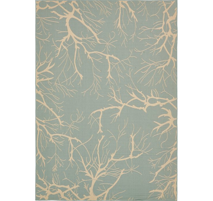 8' x 11' 4 Outdoor Botanical Rug