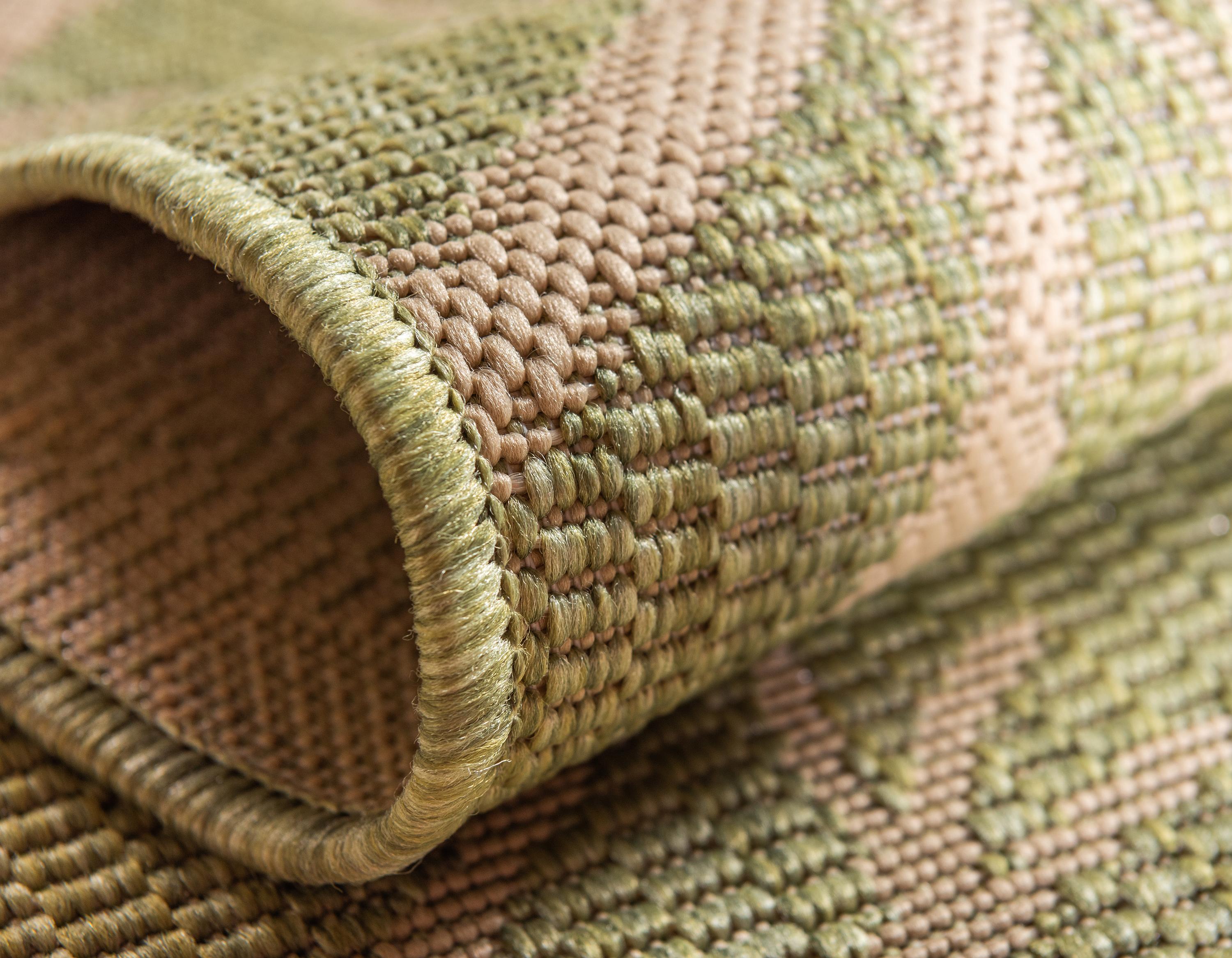 Light Green 6' x 9' Outdoor Botanical Rug eSaleRugs