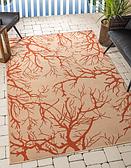 5' x 8' Outdoor Botanical Rug thumbnail