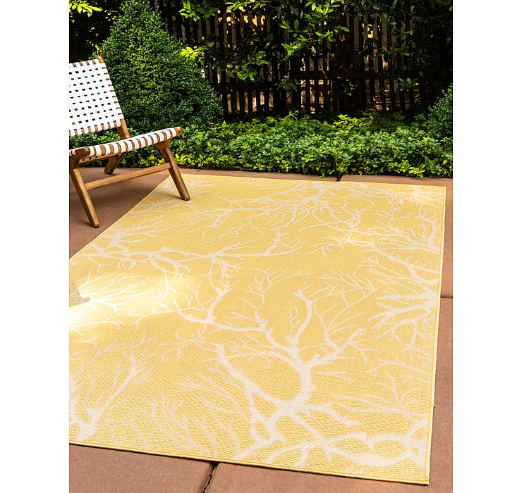 9' x 12' Outdoor Botanical Rug