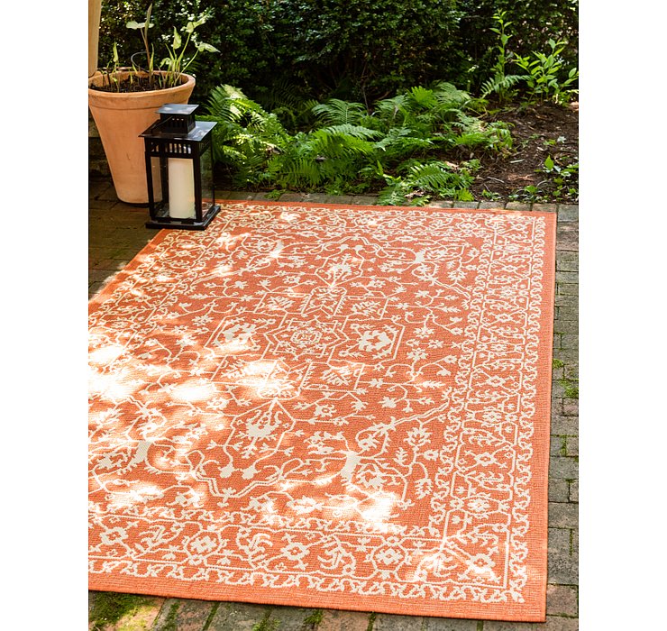 2' x 3' Outdoor Botanical Rug