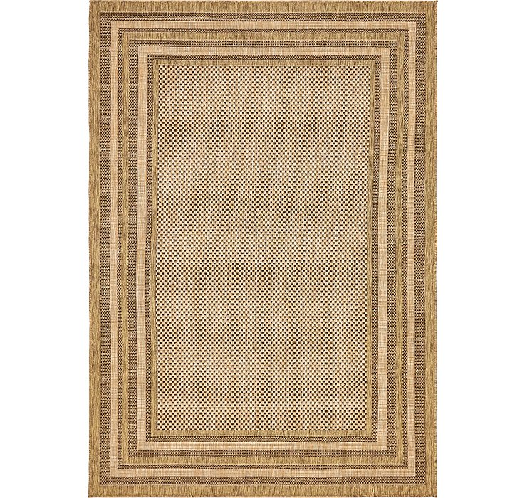 6' x 9' Outdoor Border Rug