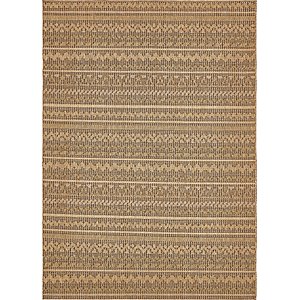 Unique Loom 8' x 11' 4 Outdoor Modern Rug