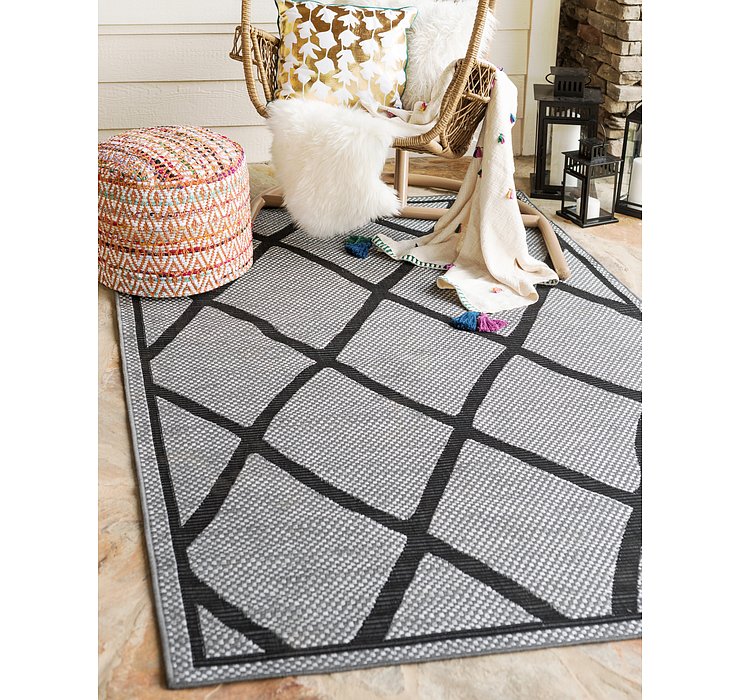 4' x 6' Outdoor Lattice Rug