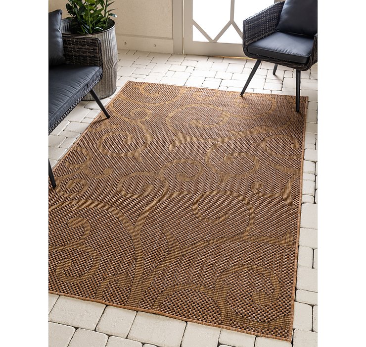 8' x 11' 4 Outdoor Botanical Rug