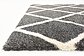 Unique Loom 6' 7 x 9' 10 Opulence Trellis Shag Rug thumbnail image 5