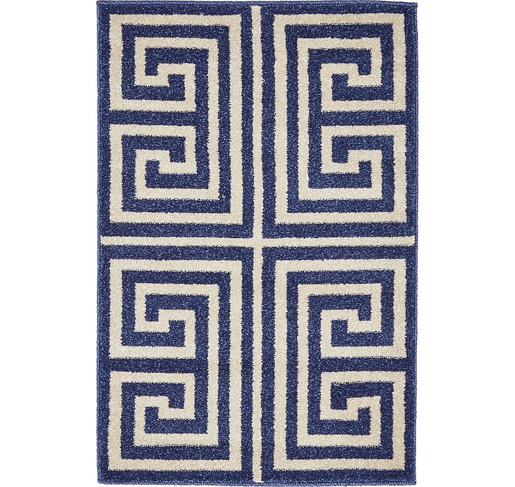 2' 2 x 3' Greek Key Rug