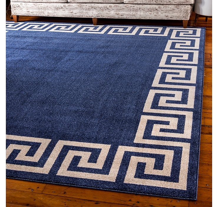 8' x 8' Greek Key Square Rug