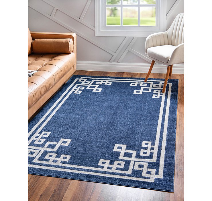 5' x 8' Greek Key Rug