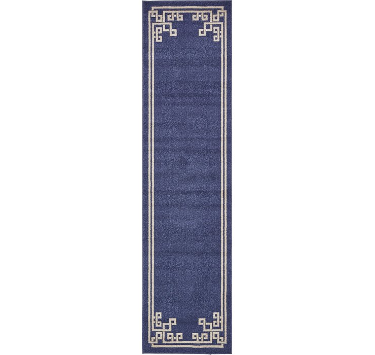2' 7 x 10' Greek Key Runner Rug