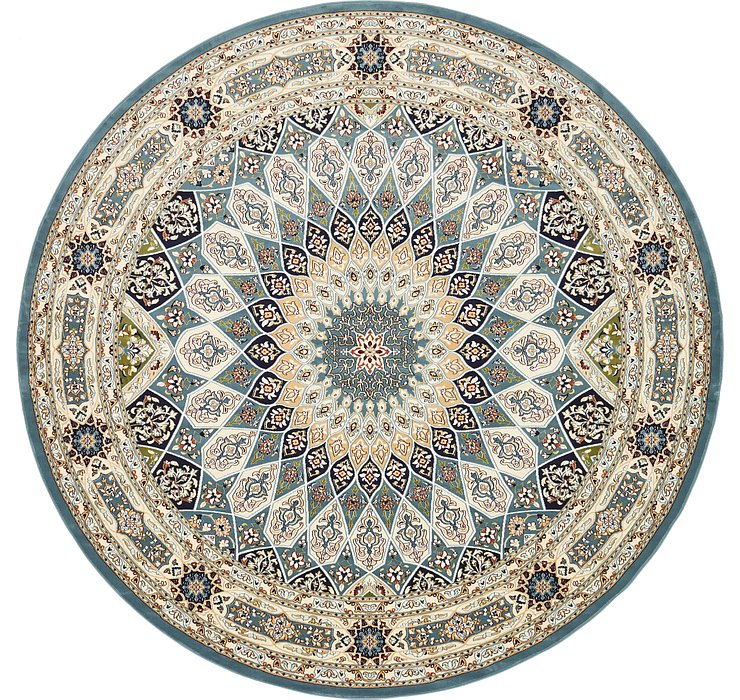 10' x 10' Nain Design Round Rug