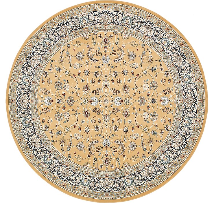 10' x 10' Nain Design Round Rug