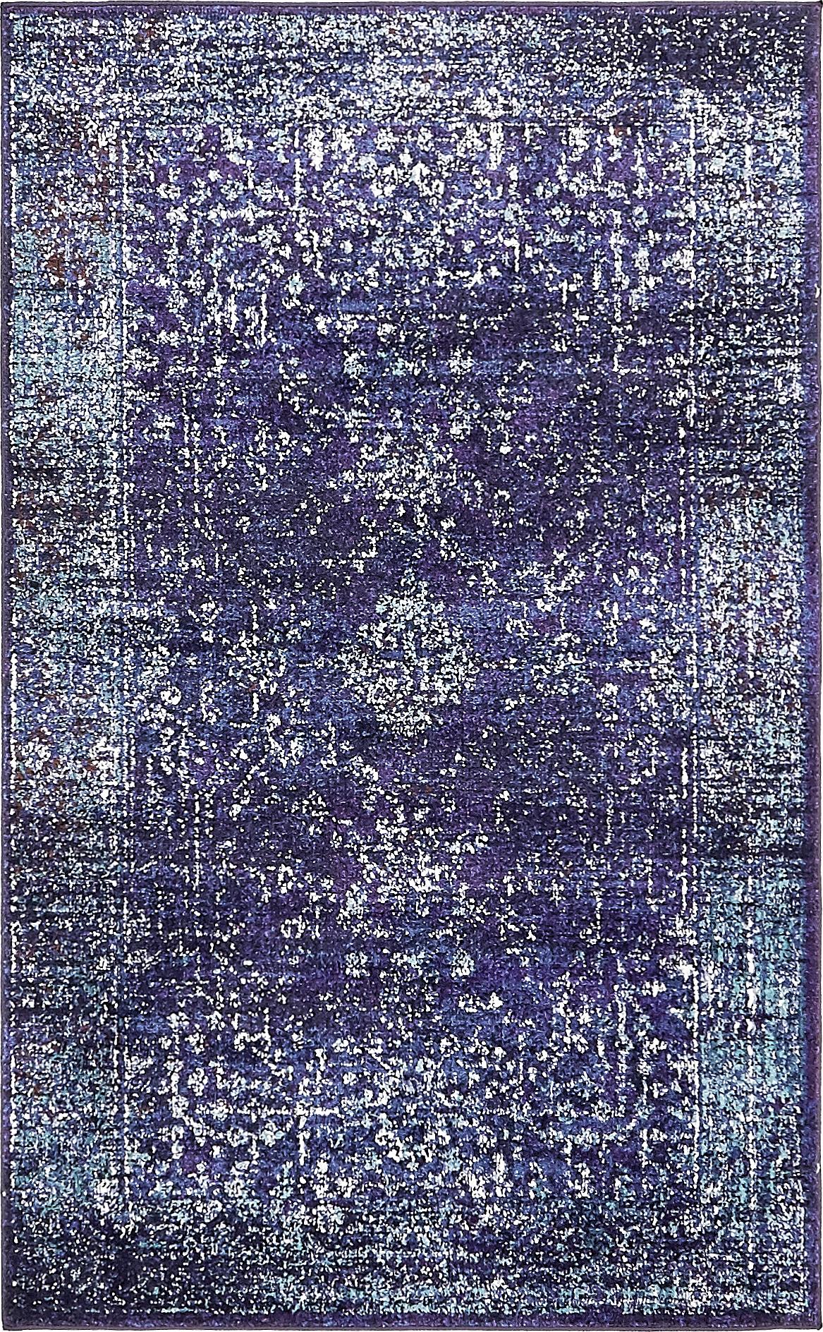 Navy Blue 3' 3 x 5' 3 Lexington Rug eSaleRugs