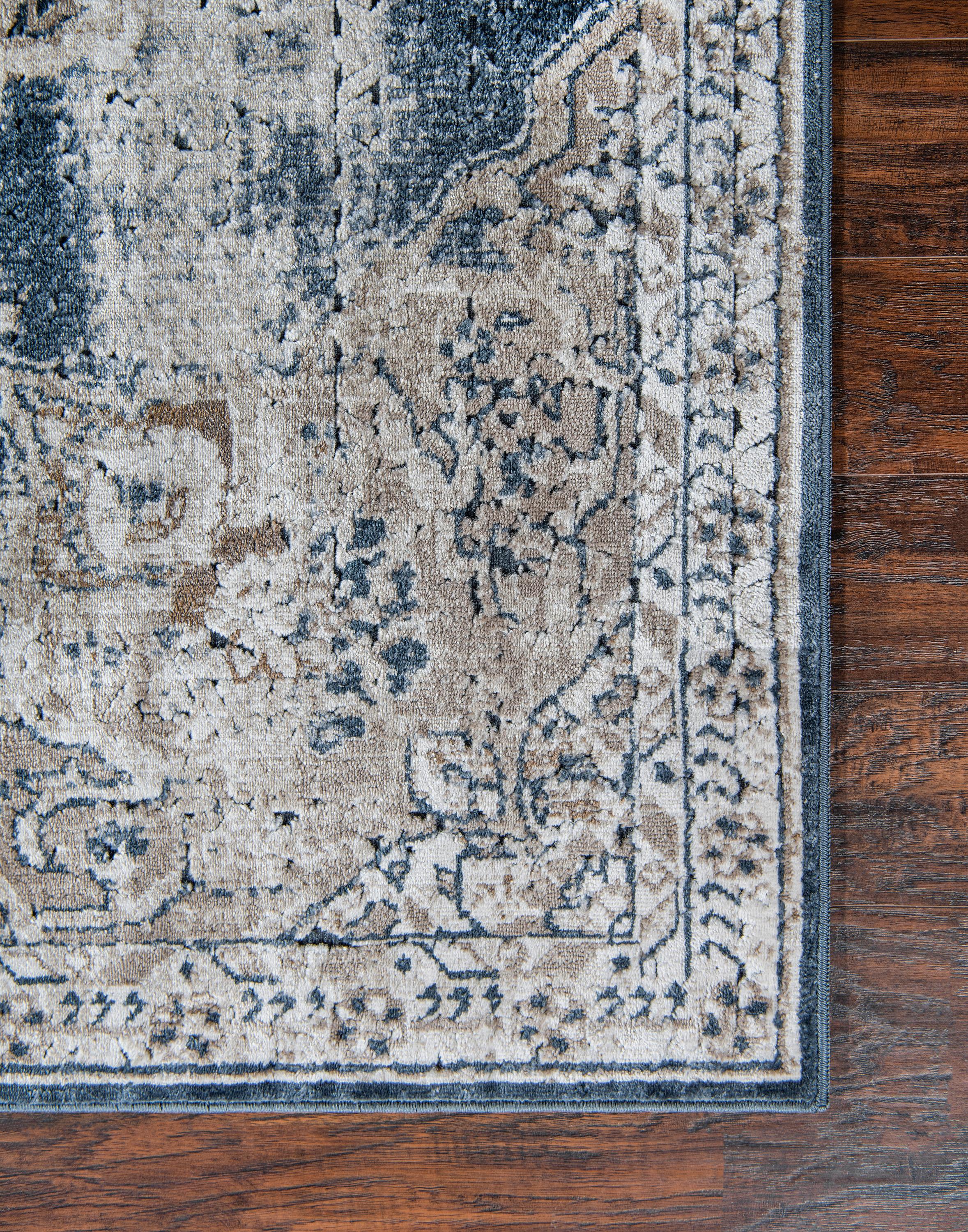 Dark Blue 8' x 10' Villa Rug Area Rugs eSaleRugs