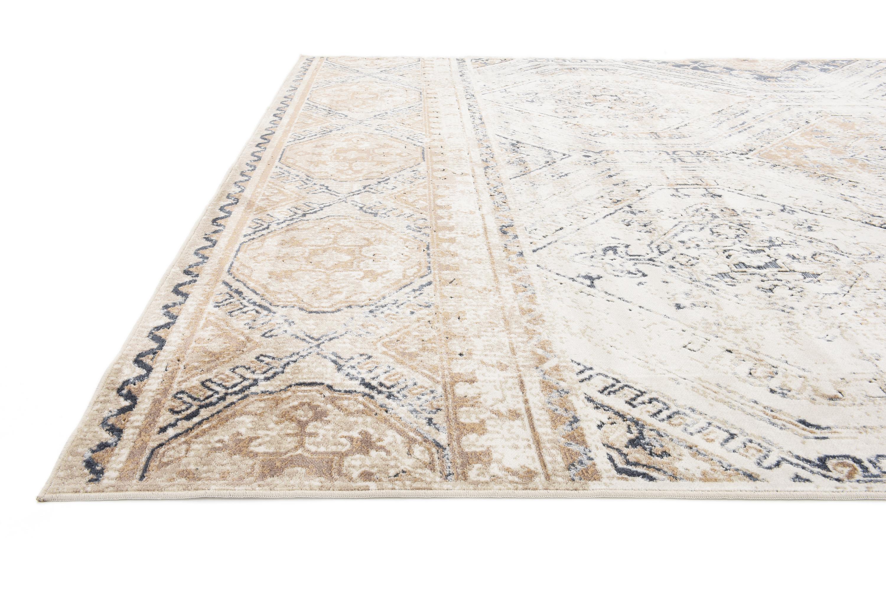 Beige 8' x 10' Villa Rug eSaleRugs