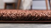 6' x 6' Solid Shag Round Rug thumbnail