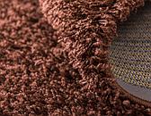 6' x 6' Solid Shag Round Rug thumbnail