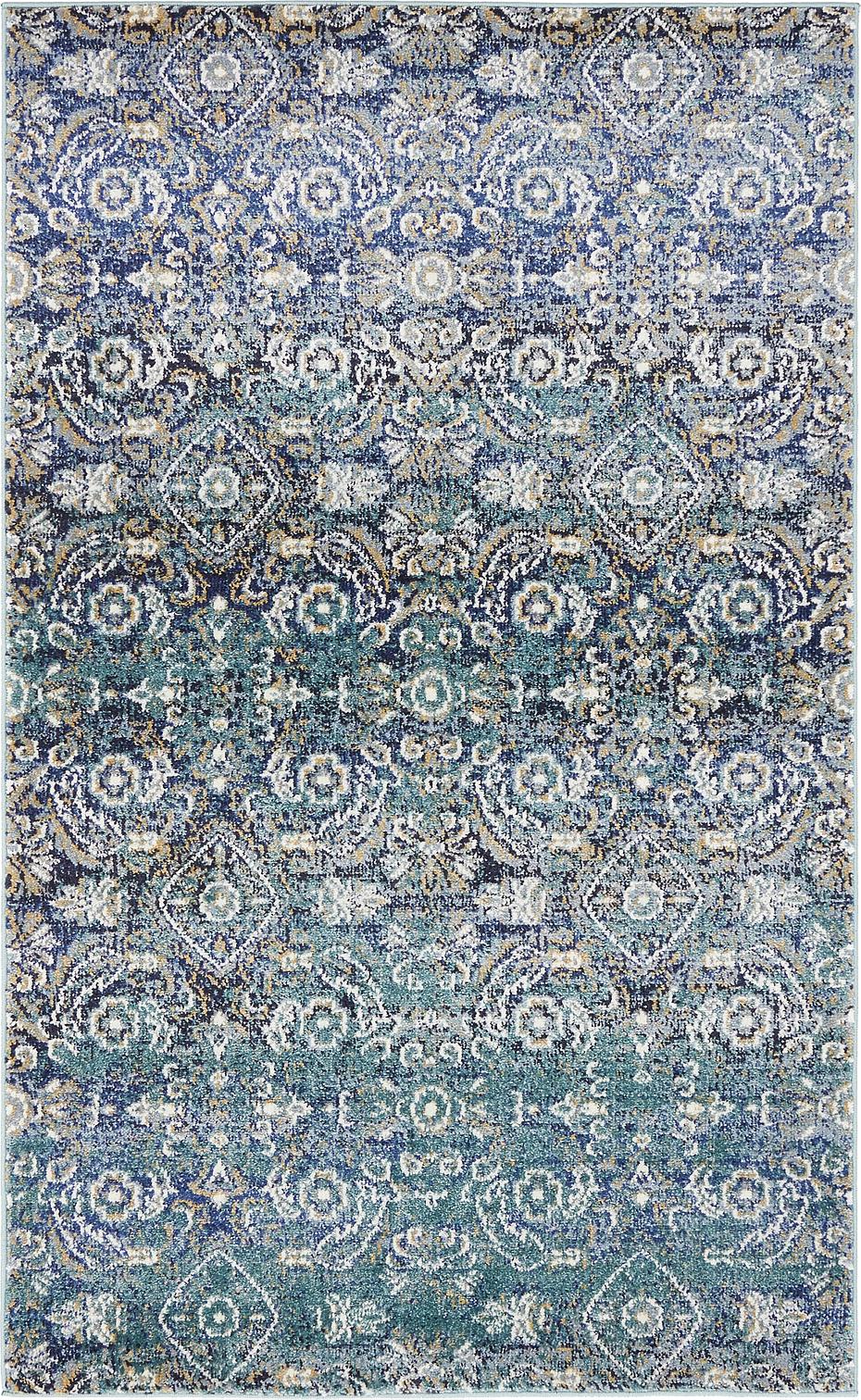 Teal 3' 3 x 5' 3 Lexington Rug Area Rugs eSaleRugs