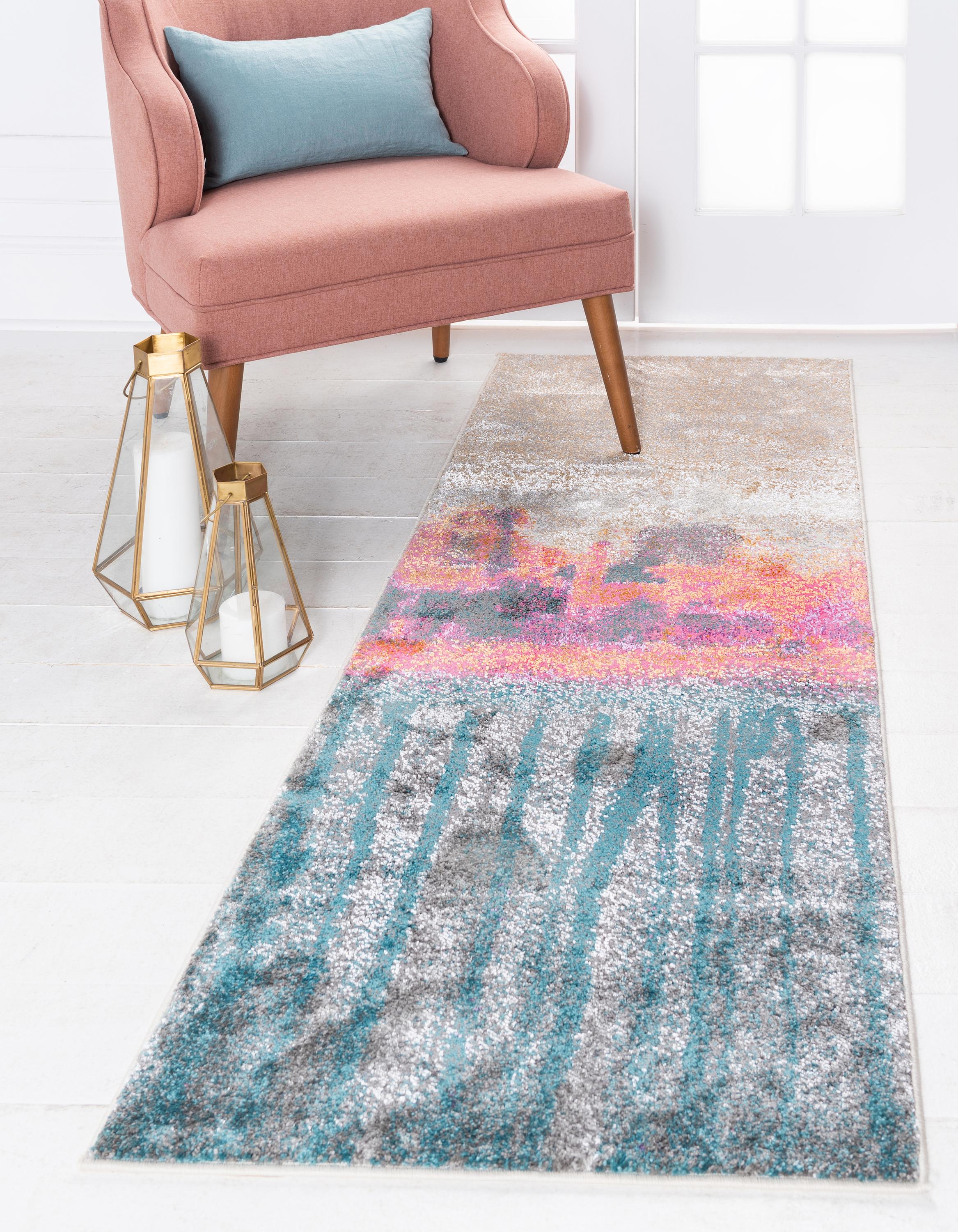 Pink 2' 7 x 10' Aria Runner Rug Rugs.ca