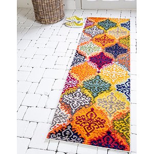 2' 7 x 10' Casablanca Runner Rug