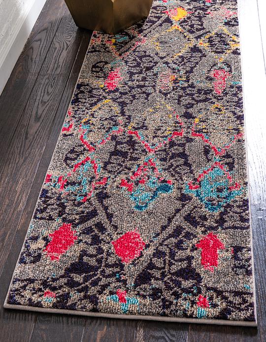 Navy Blue 2' 7 x 10' Santa Fe Runner Rug Area Rugs Rugs.ca