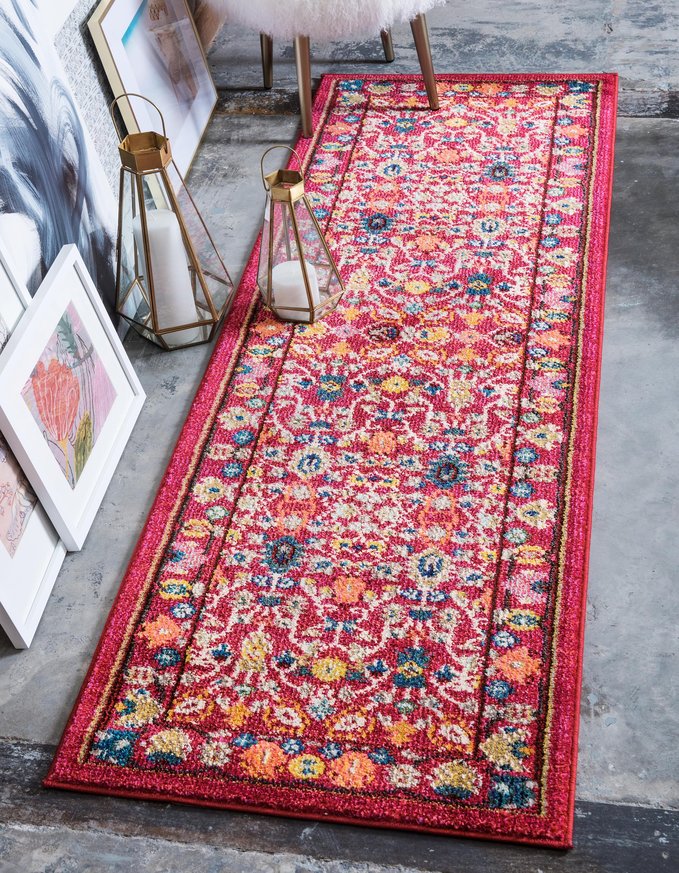 Pink 2' 7 x 10' Palazzo Runner Rug Rugs.ca