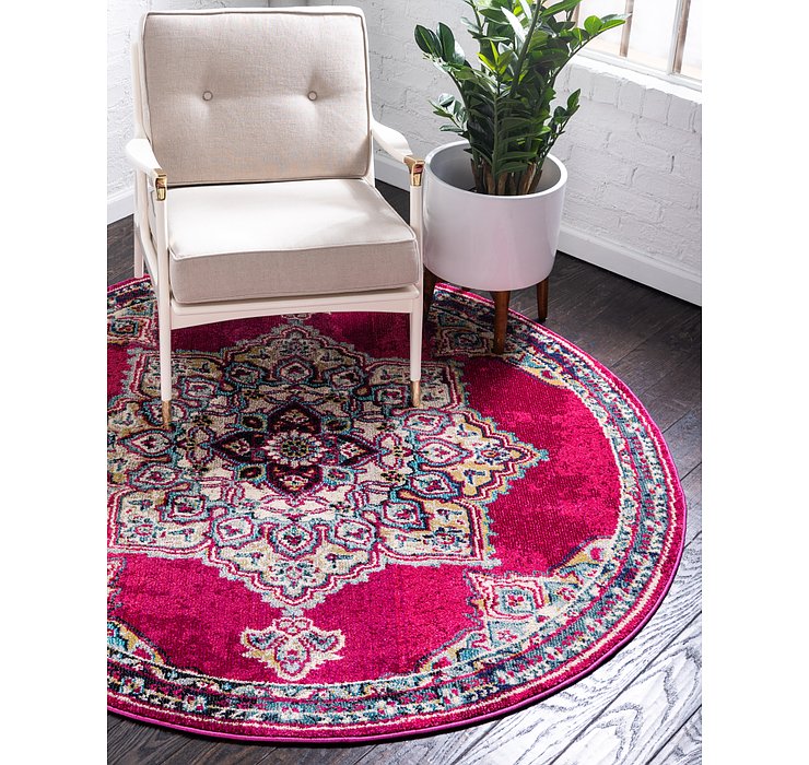 8' x 8' Fleur Round Rug