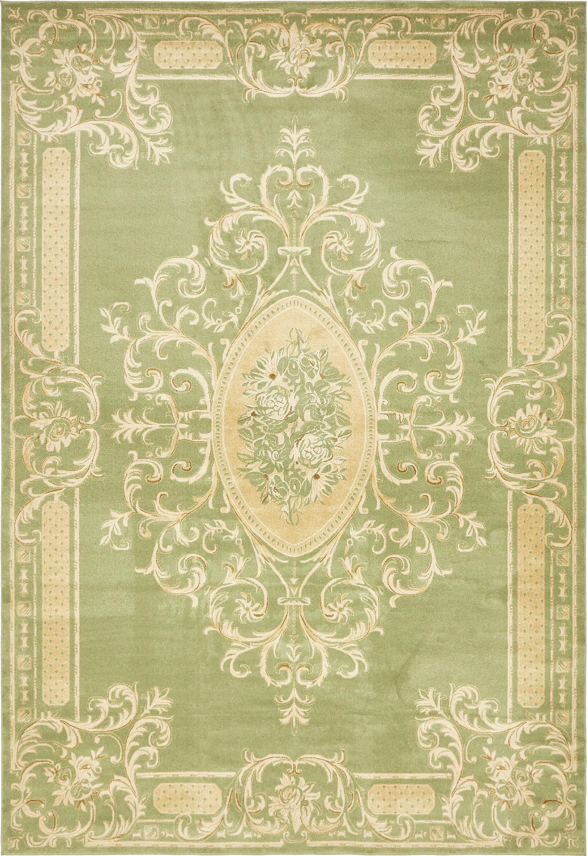 Light Green 10' x 14' 5 Victoria Rug eSaleRugs