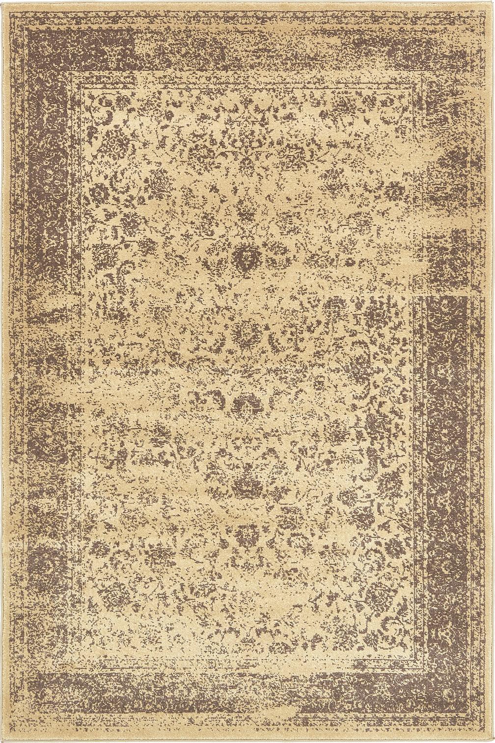 Beige 4' x 6' Victoria Rug Area Rugs eSaleRugs