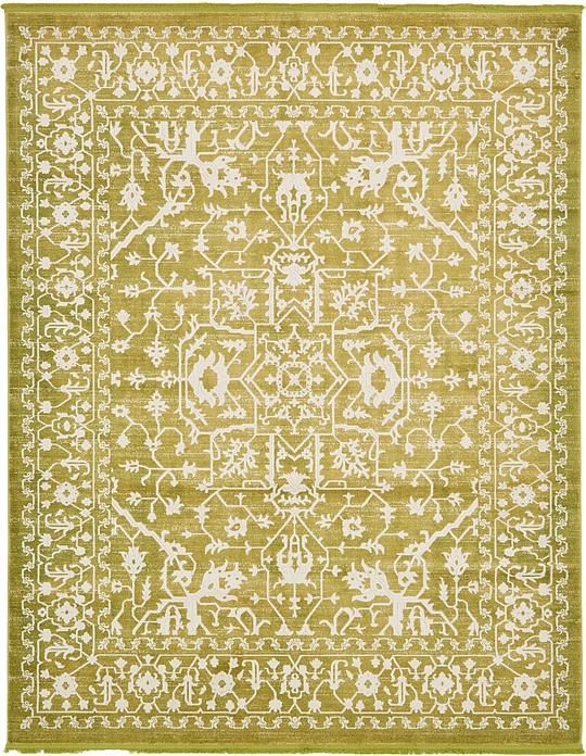 Light Green 8' x 10' New Vintage Rug Area Rugs eSaleRugs