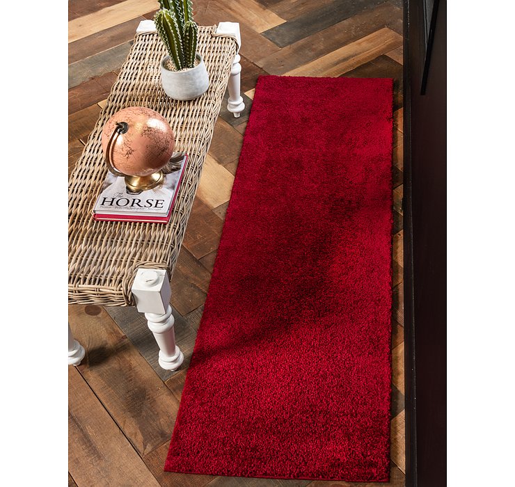 2' 2 x 13' Solid Frieze Runner Rug