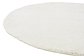 6' x 6' Solid Frieze Round Rug thumbnail image 2