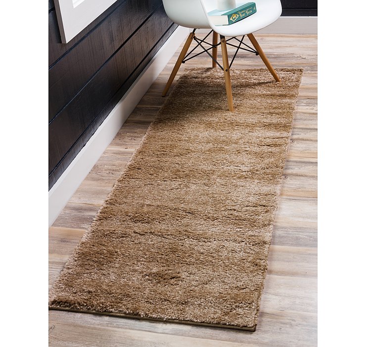2' 2 x 13' Solid Frieze Runner Rug