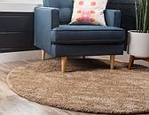 6' x 6' Basic Frieze Round Rug thumbnail