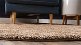 6' x 6' Basic Frieze Round Rug thumbnail