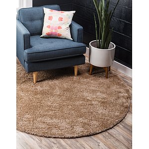 Unique Loom 6' x 6' Solo Round Rug