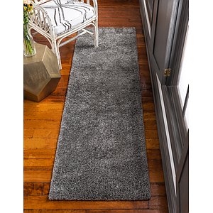 2' 2 x 13' Solid Frieze Runner Rug