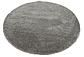 6' x 6' Solid Frieze Round Rug thumbnail